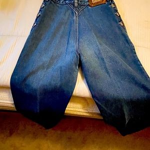 Vintage western wear blue jeans, high quality denim. In new condition.